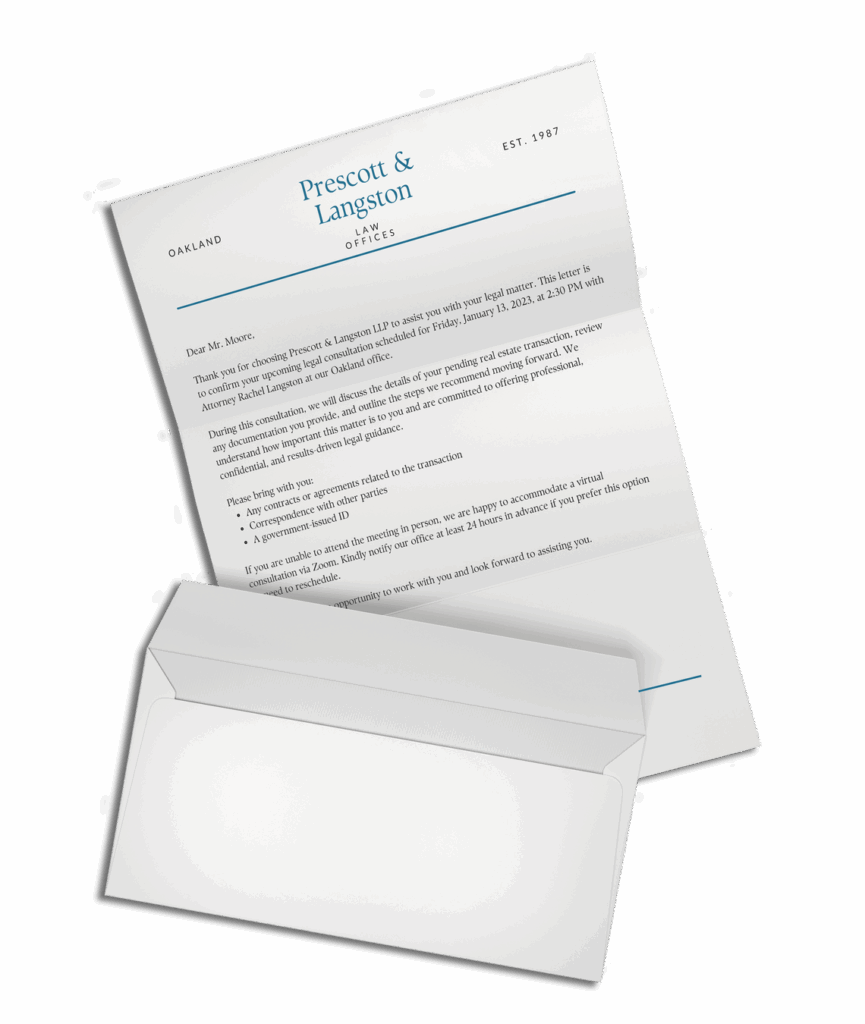 Letters, Statements & Envelopes