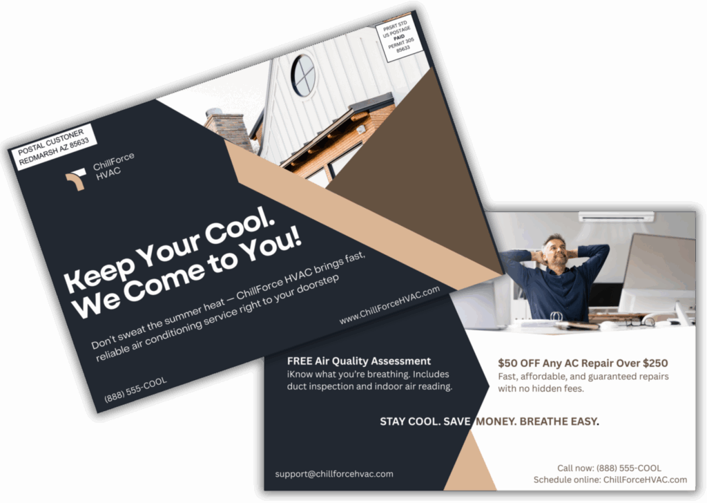 ChillForce HVAC- EDDM Postcards