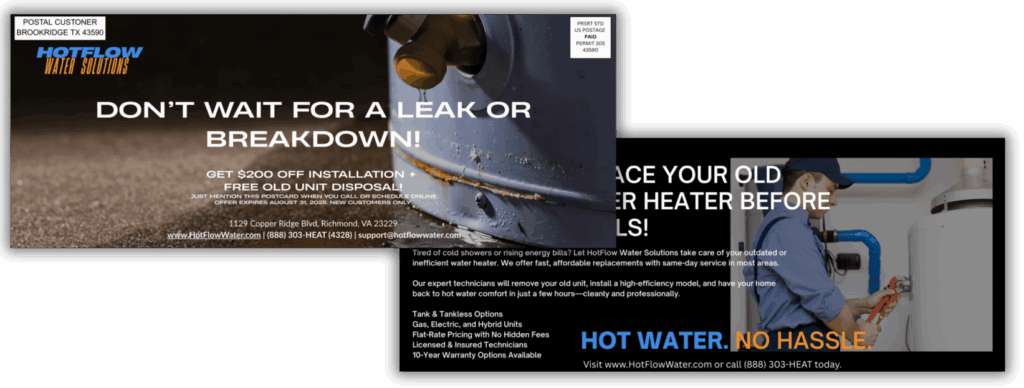 HotFlow Water Solutions- EDDM