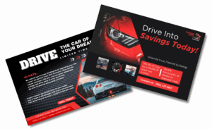 Premier Auto Dealership Postcard