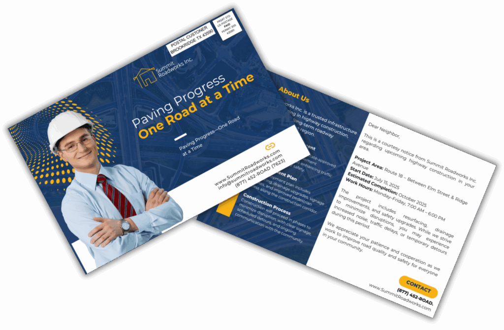 Summit Roadworks Inc. EDDM